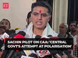 Sachin Pilot on CAA implementation: 'Would have been happy had the Govt brought a law on MSP…'