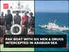 Indian Coast Guard, NCB, ATS intercept Pak boat carrying drugs worth Rs 480 cr in Arabian Sea