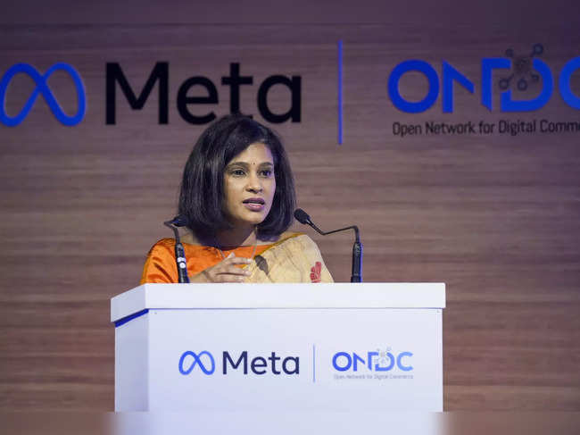 Sandhya Devanathan​, Vice President, Meta India. PHOTO: Shahbaz Khan
