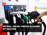 Govt cuts petrol, diesel prices by Rs 2/litre across India, effective March 15