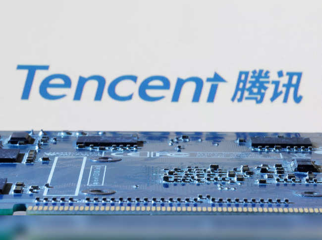 FILE PHOTO: Illustration shows Tencent logo