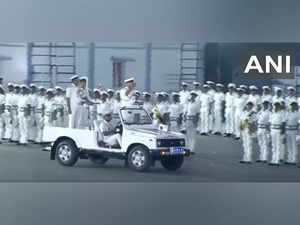 Navy chief reviews passing-out parade of third batch of Agniveers