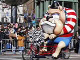 The 85th annual Macy's Thanksgiving day parade in New York