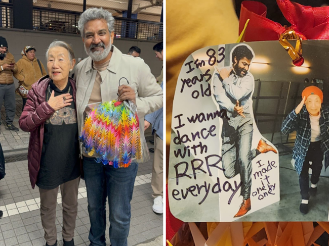 SS Rajamouli with his Japanese fan