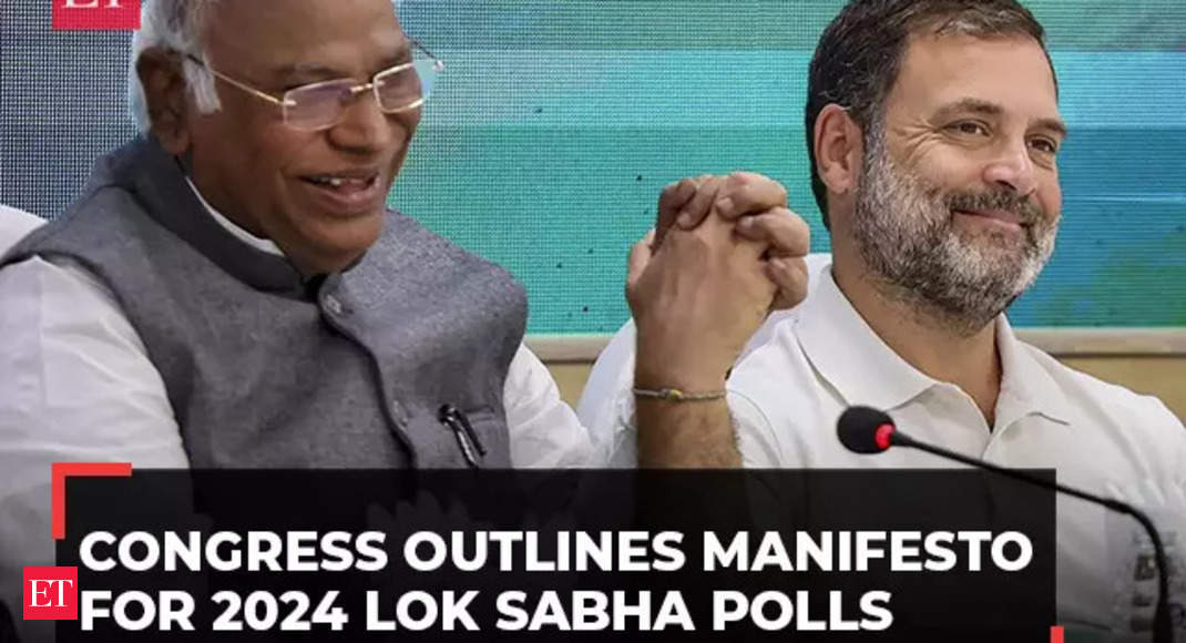 Lok Sabha polls 2024 Congress outlines 5 Nyay and 25 guarantees for