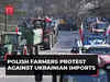 Polish farmers protest against EU policy and Ukrainian imports, block highway