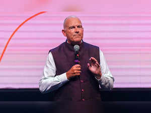Mumbai: Air India Expresss Chairman Campbell Wilson speaks during the unveiling...