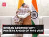 PM to visit Bhutan on March 21-22; Himalayan nation decked up with posters, banners of Narendra Modi