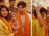 Priyanka Chopra visits Ram Mandir along with hubby Nick Jonas & daughter Malti Marie, pics go viral