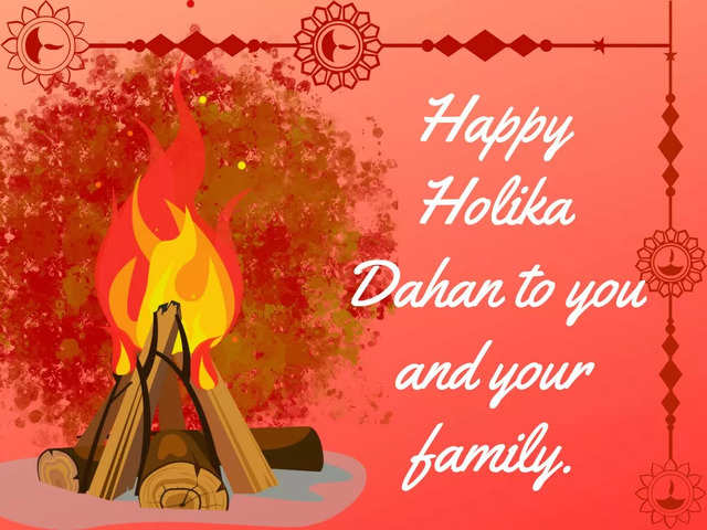 Holika Dahan Wishes 2024: Choti Holi wishes, quotes, images, greetings Whatsapp messages, Facebook status to share with friends & family