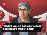 Arvind Kejriwal’s Arrest: 'Center would possibly impose President’s rule in Delhi', says Omar Abdullah