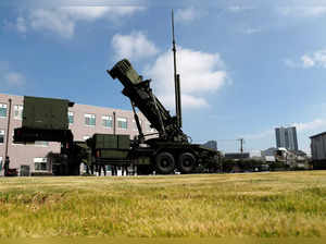 FILE PHOTO: A Patriot Advanced Capability-3 (PAC-3) missile unit is seen  at the Defense Ministry in Tokyo