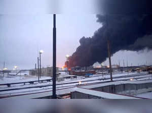 FILE PHOTO: Ukraine's SBU attacks three Russian oil refineries with drones