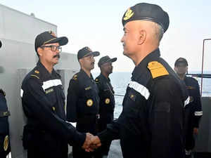 Chief of the Naval Staff embarks on three-day visit to the Eastern Naval Command