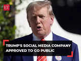 Donald Trump's social media company approved to go public, potentially netting former US president billions