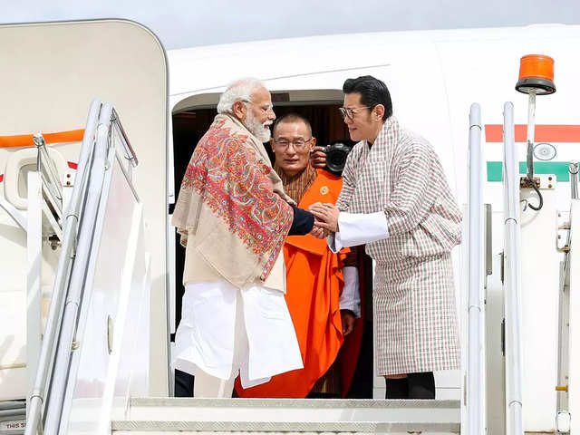 ​PM Modi's farewell from Bhutan​