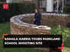 US: Kamala Harris tours Florida's blood-stained Parkland school building