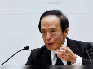 Bank of Japan Governor Kazuo Ueda attends a press conference in Tokyo