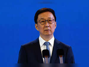 Chinese Vice President Han Zheng speaks at the Invest in China Summit 2024, in Beijing