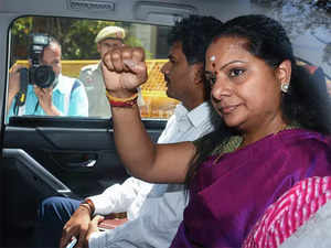 K Kavitha produced in court in Delhi excise policy scam; claims case against her is "political laundering"