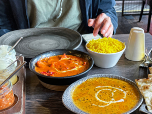Butter Chicken and Dal Makhani