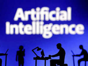 FILE PHOTO_ Illustration shows words _Artificial Intelligence AI.