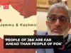 Pakistan occupied Kashmir activist Professor Sajjad Raja applauds improved living conditions in J&K