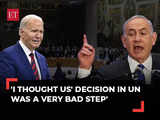 Netanyahu not happy with Biden: 'I thought US' decision in UN Security Council was a very bad step'