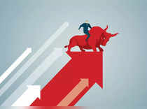 Banking stocks drive Sensex 350 pts higher, Nifty above 22,200