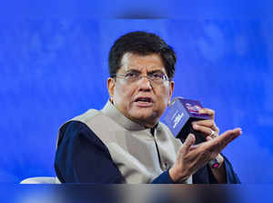 New Delhi: Union Minister for Commerce and Industry Piyush Goyal speaks at the T...