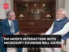 Chai Pe Charcha: PM Modi's interaction with Microsoft Founder Bill Gates | Full Video