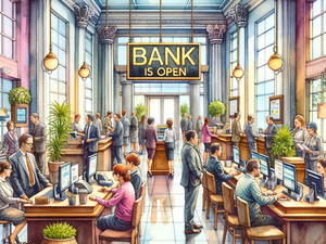 bank is open
