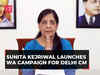 Kejriwal's arrest: Wife Sunita launches WhatsApp campaign to garner support for Delhi CM