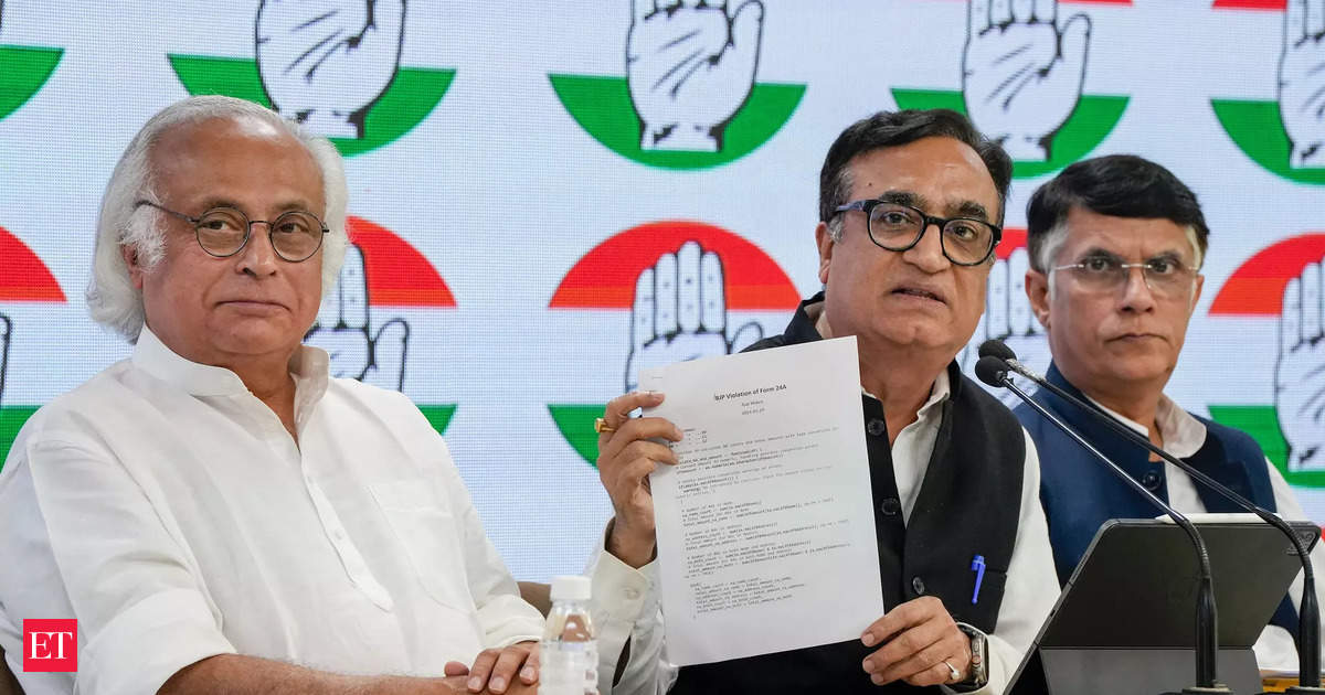 Congress leader Ajay Maken accuses BJP of 'tax terrorism', calls for I-T dept to pursue over Rs 4,600 cr d