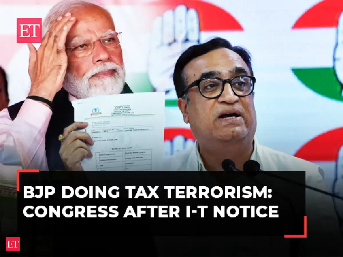 2024 Lok Sabha elections: 'BJP needs to pay Rs 4600 crore in tax if I-T ...