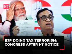 'BJP needs to pay Rs 4600 crore in tax if I-T examines them': Congress after getting 1823 cr notice