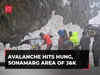Avalanche in Sonamarg: Several tourists stranded as avalanche hits Hung area of J&K