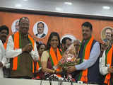 Veteran Congress leader Shivraj Patil's daughter-in-law Archana Patil Chakurkar joins BJP