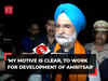 BJP leader Taranjit Singh Sandhu on his candidature: 'My motive is to work for development of Amritsar'
