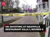 US: Afternoon shooting in Nashville restaurant kills one man and injures five others