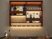 Wall-mounted bar cabinets