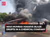 Massive fire breaks out at Navabharat Industrial Chemical Company in Navi Mumbai