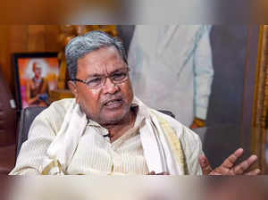 Karnataka chief minister Siddaramaiah