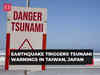 Tsunami alert for Japan's southern islands after 7.5 magnitude earthquake hits Taiwan