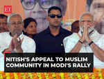 LS Elections 2024: Bihar CM Nitish Kumar's vote appeal to Muslim community in PM Modi's rally