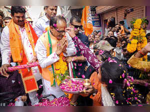 Sehore: Former Madhya Pradesh chief minister and BJP candidate from Vidisha cons...