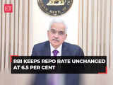 RBI maintains status quo, keeps repo rate unchanged at 6.5 percent for 7th consecutive time