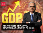 RBI projects GDP growth at 7%, inflation at 4.5% for FY 2024-2025