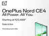 Oneplus Nord CE4 Features and Pricing - Newly launched OnePlus smartphone full of power starting at just Rs.23,499