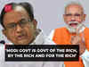 Modi govt is for rich; Congress will lift 23 cr people out of poverty if voted to power: Chidambaram